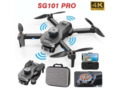 Dron de control remoto Bestvite SG101pro (4K, 15 minutos de autonomía, negro)