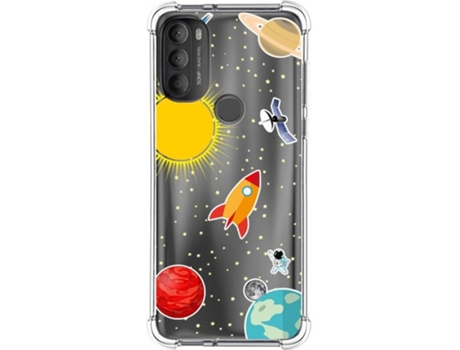 Carcasa Motorola Moto G71 5G TUMUNDOSMARTPHONE Dibujos Antigolpes Espacio Multicolor