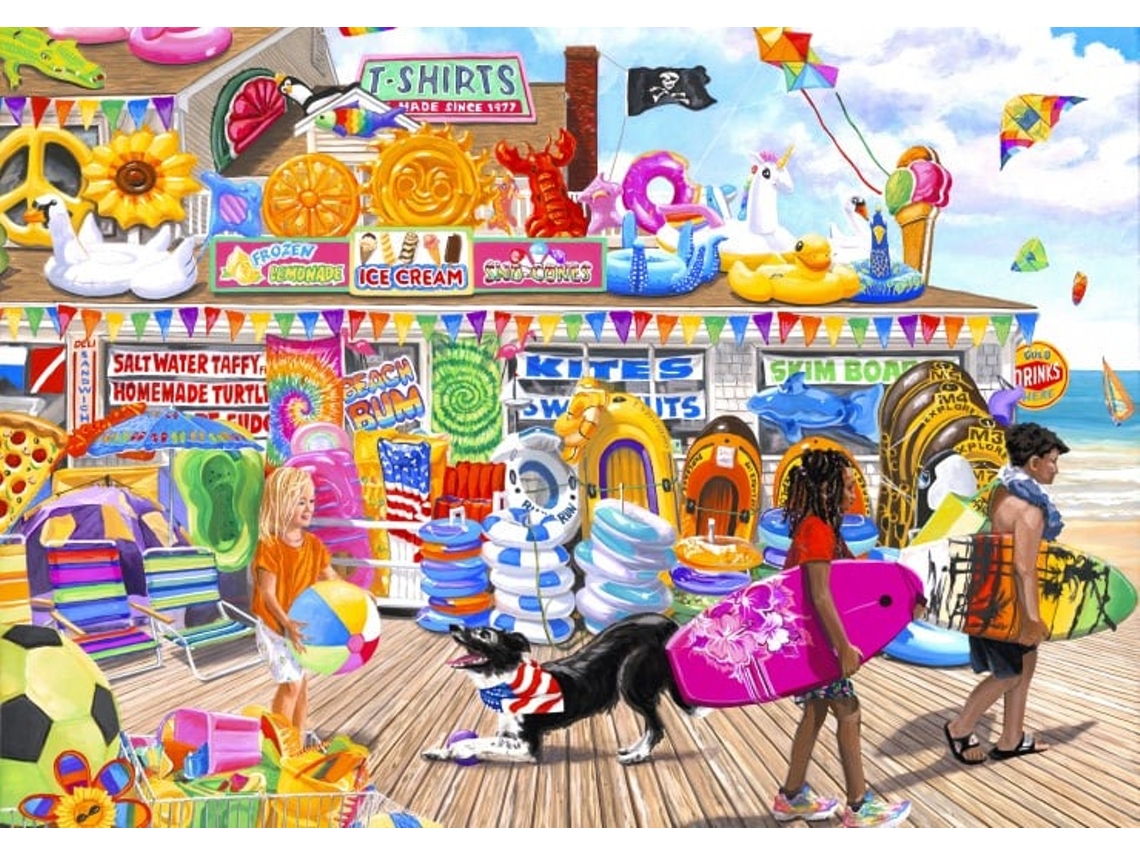 Rompecabezas de fantasía Bluebird Puzzle Beach Shop 2000 piezas