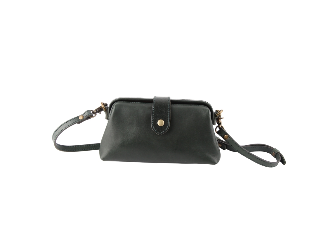 Bolso Bandolera Médico De Cuero Vintage Hecho A Mano Para Mujer, Estilo Retro Clásico.