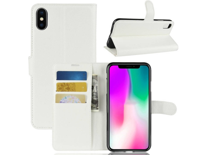 Funda Samsung Galaxy A8 2018 Flip Blanco