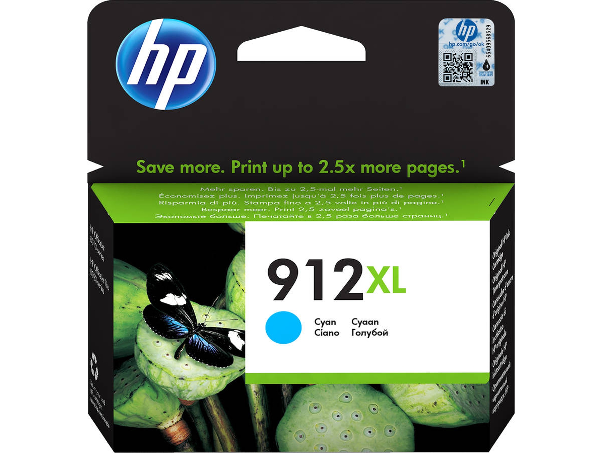 Cartucho HP 912 XL Azul