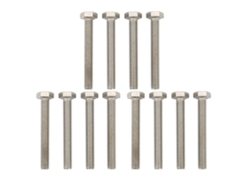 2026-12pcs Tornillos De Acero Inoxidable De Alta Hardness Hexagonal Para Reparación De Barcos Y Bombas Impulsoras