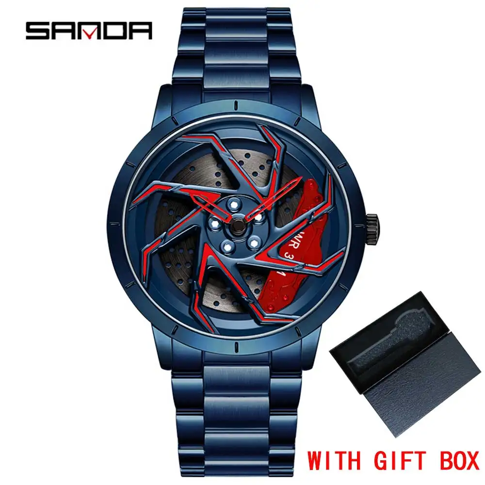Reloj Deportivo Impermeable De Acero Inoxidable Con Esfera Giratoria De 360 Grados.