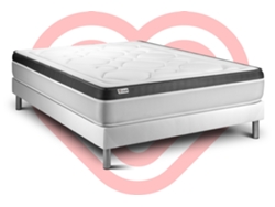 Conjunto Vital Ergo 160 X 190 Cm Somier Blanco Kit
