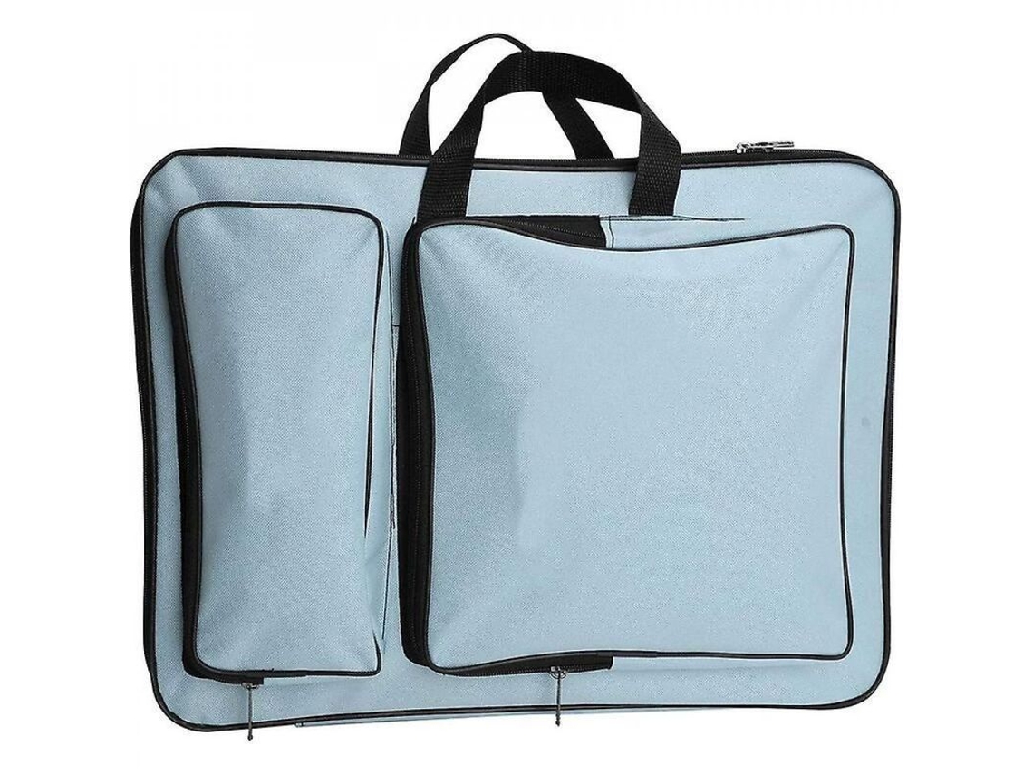 2026-mochila Impermeable Para Dibujo Niños Lona A3 48x38cm Azul Claro Con Cinturón Ajustable