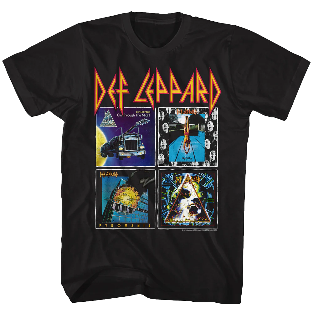 Def Leppard '80s Album T-shirt Unisex Rockinstone Size:xxl