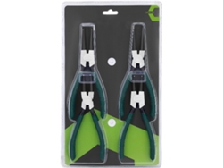Kit De Alicates Para Anillos Retenci N Externos 18 Cm Con Mordazas Rectas Acero Resistente Y Curvas Mec Nicos