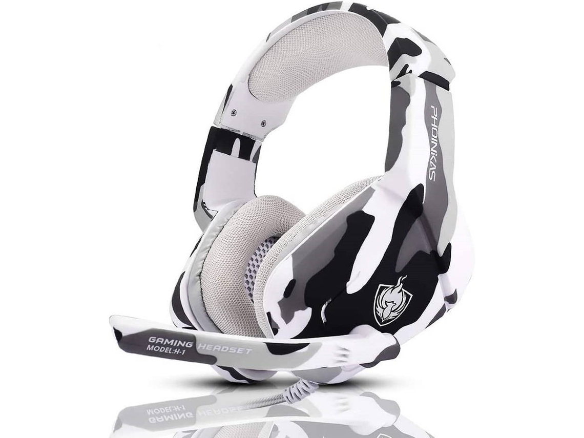 Auriculares Gaming ENZONS para Ps4 Xbox One Pc Laptop Mac Nintendo Switch Phoinikas 3.5mm Ps4 con micrófono O Auriculares
