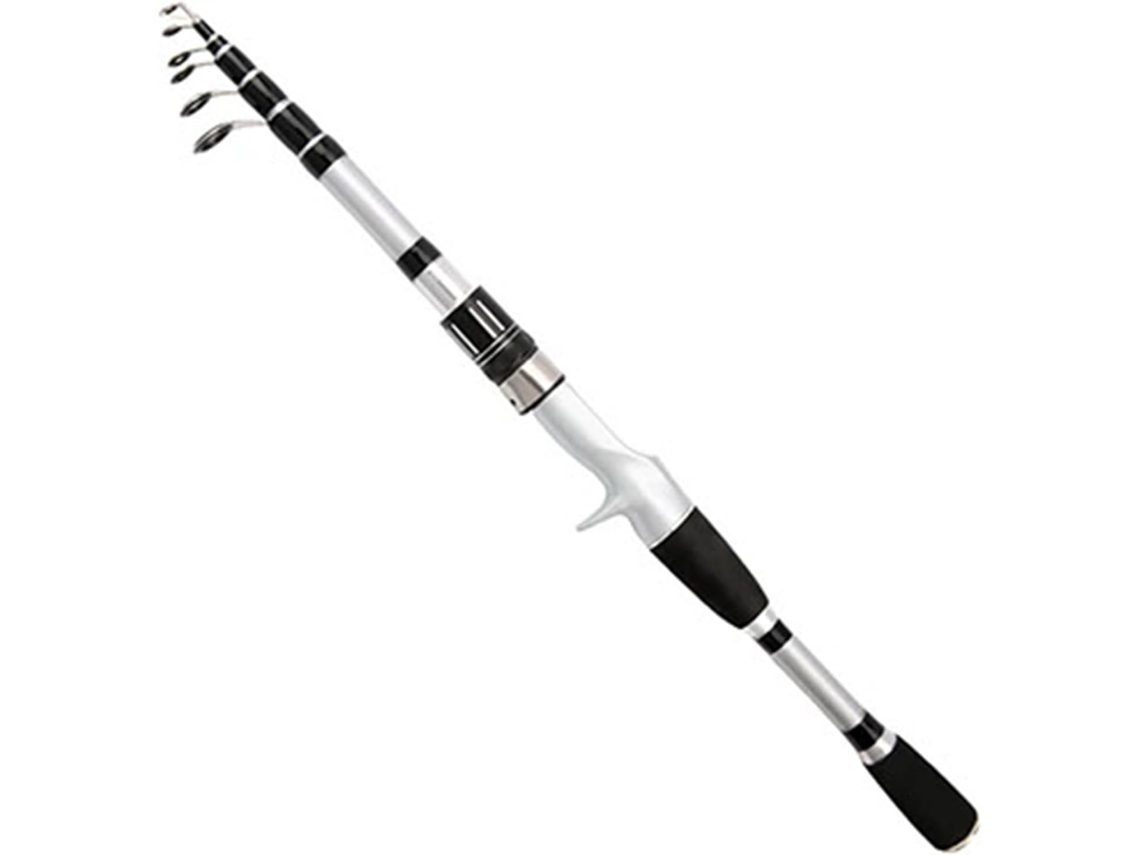 Caña De Pescar Telescópica Ultraligera Y Duradera, Portátil, Para Lances Largos, Fibra Carbono, 1,5 A 2,4 M...