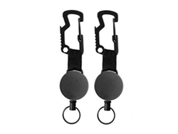 Cordón profesional resistente con mosquetón multiherramienta, clip retráctil robusto para credencial que garantiza un acceso rápido a llaves e credenciales, ideal para