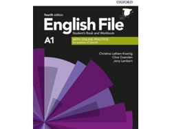Libro English File A1 Beginner Student S Workbook Without Key And Online Practice Workbook