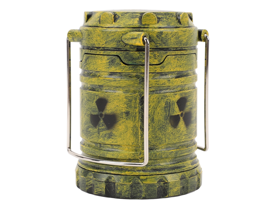 Lámpara de camping portátil con reactor nuclear decorativo en miniatura