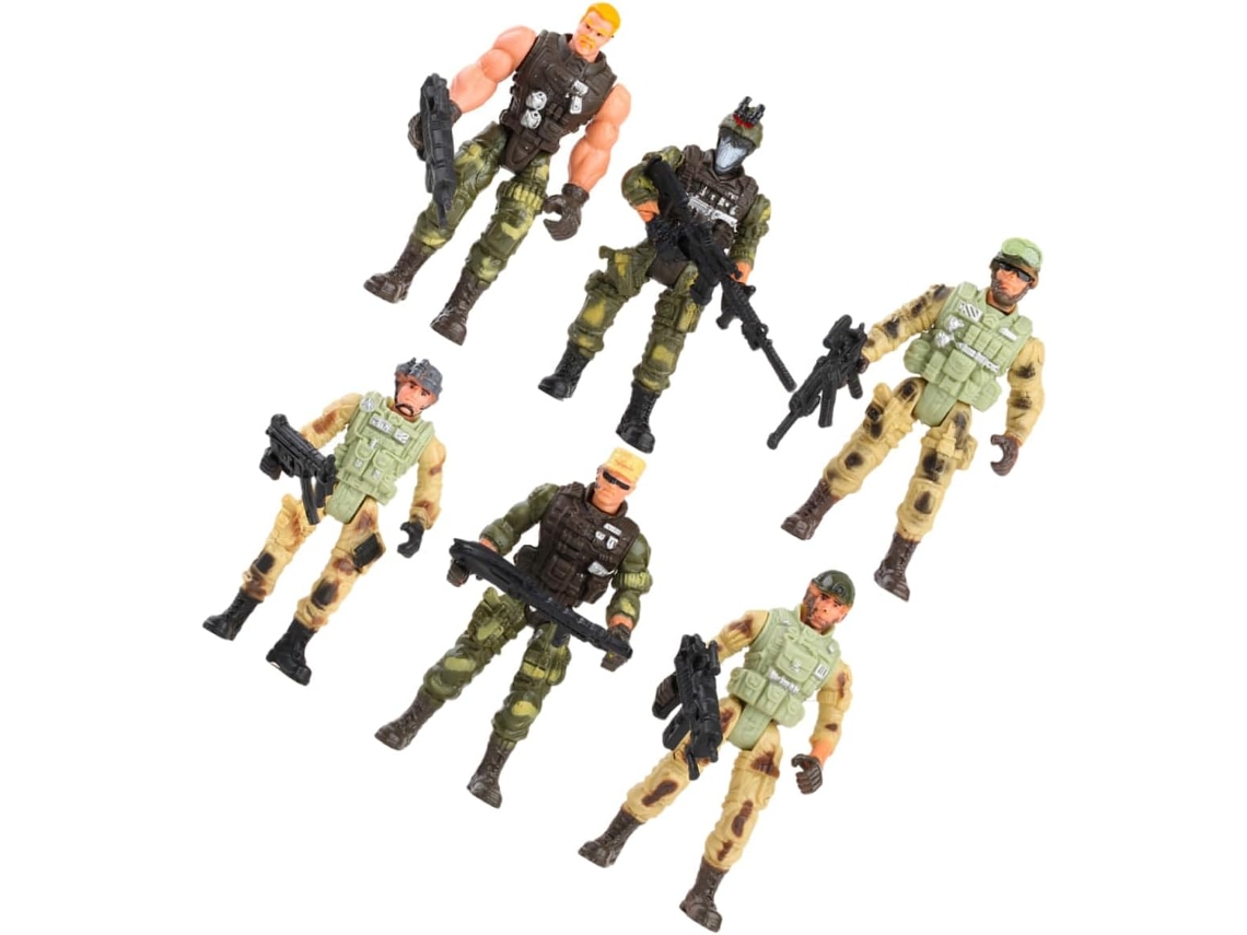 18 Figuras Flexibles De Soldados Para Niños Y Niñas, Juego Interactivo Para Padres E Hijas.