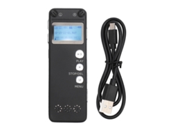Grabadora De Voz Digital Profesional Con Grabación Activada Por Voz, Reducción De Ruido, Hd, Reproductor De Mp3, 8 Gb