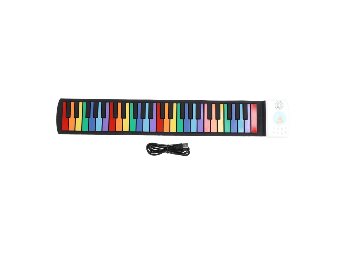 Piano Enrollable Con 49 Teclas, 47 Timbres Y 14 Canciones De Demostración: Piano Electrónico Portátil Para Niños Principiantes.