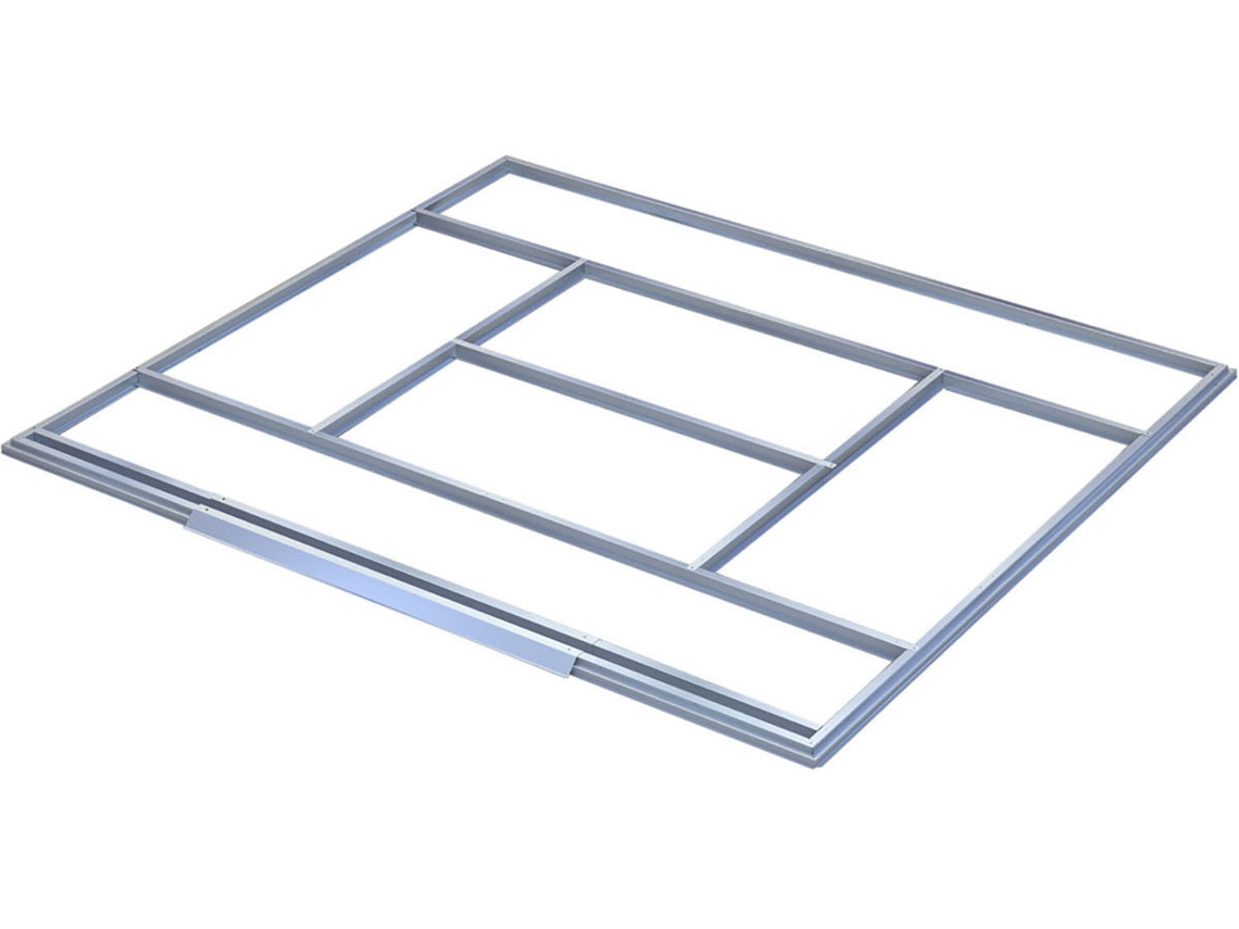 Fundación para Caseta HABITAT ET JARDIN Rosas (Acero Galvanizado - 1.99x1.05 M - 4.07 M²)