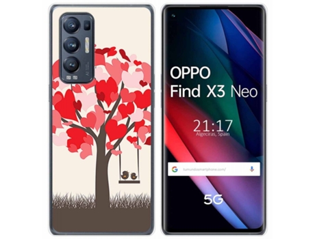 Carcasa Oppo Find X3 Neo TUMUNDOSMARTPHONE Dibujos Multicolor