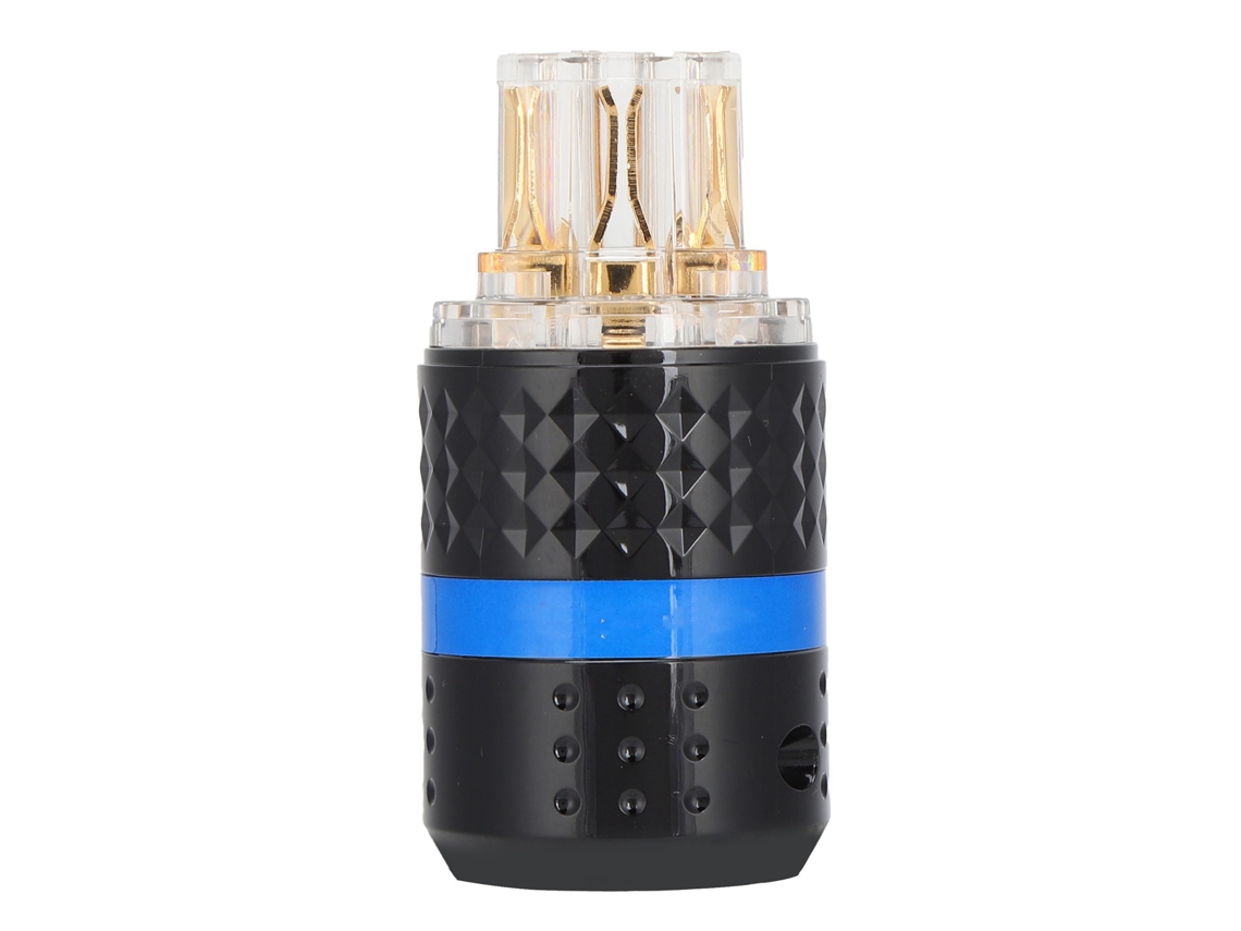 Conector Mali Monosaudio de cobre puro de 24k con baño de oro plateado para equipos profesionales de 100-250V.