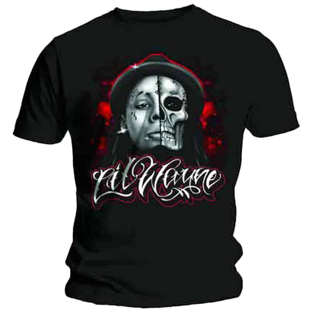 Lil Wayne Skull Sketh T-shirt Unisex Rockinstone Size:s