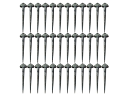 Clavos Para Herraduras Resistentes Y Duraderos, Paquete De 50 Unidades.