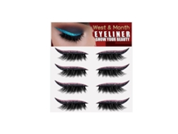 Pegatinas reutilizables para párpados y pestañas: maquillaje instantáneo y fácil de aplicar Wu5413 Rosewell