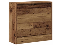 Mueble Zapatero | Armario Zapatero Con Estante Madera Vieja 60 X 21 X 57 Cm