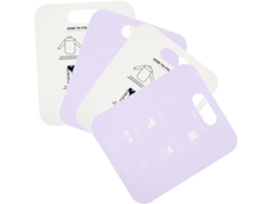 Tabla Plegable Pp 4 Piezas Doblar Cajones Armarios Ayuda Sencilla Organizar Camisas Rápidamente Ropa
