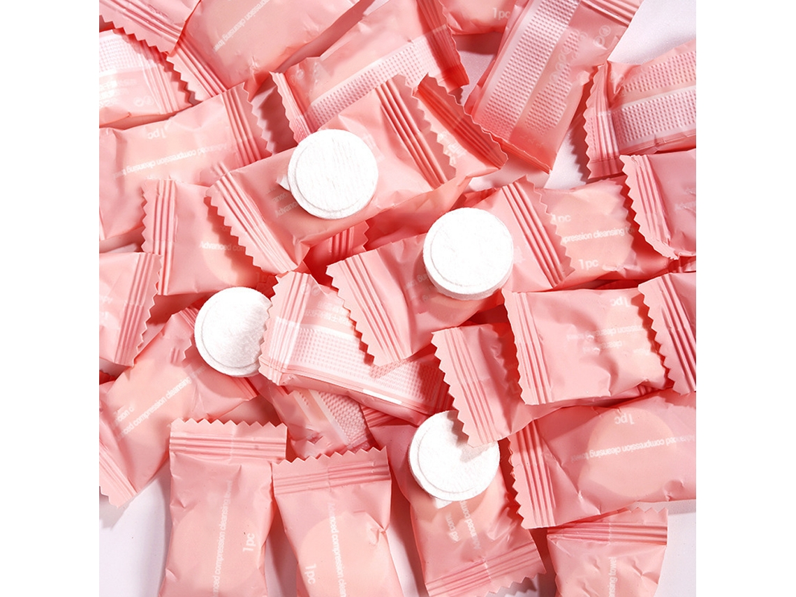 100pcs Toalla Comprimida Desechable