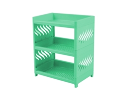 VVJIJILLY Rack De Armazenamento Dobrável De 2 Camadas, Rack De Armazenamento Para Dormitório