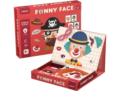 Funny Face Magnetic Playset MIDEER (3 años)