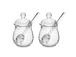 2 Recipientes Para Miel De Abeja.