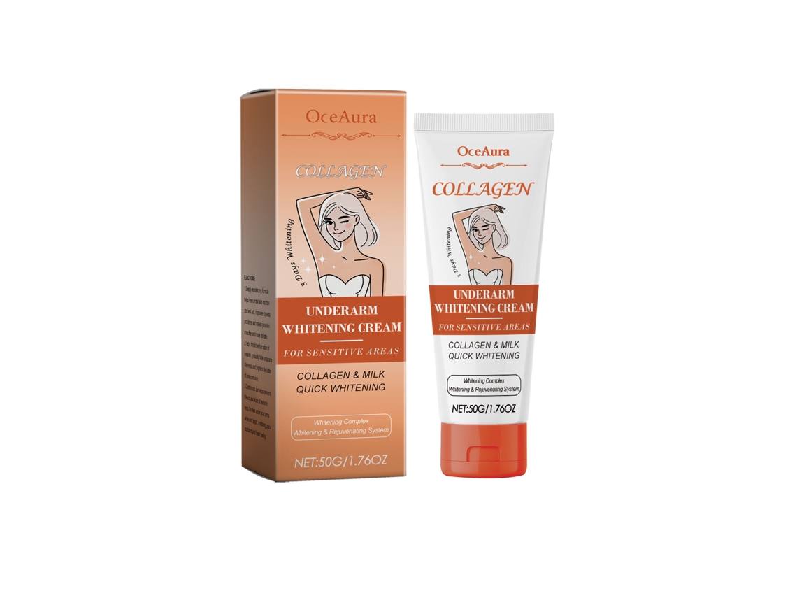 Crema blanqueadora eficaz para axilas con resultados rápidos.