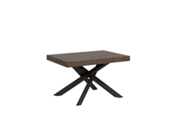 Mesa Extensible 120/380x90 cm Volantis Nogal Patas Antracita Itamoby