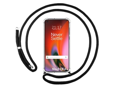 Carcasa OnePlus Nord 2 5G TUMUNDOSMARTPHONE Colgante Negro