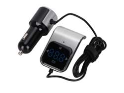 Transmisor Fm Mp3 Bluetooth Para Coche Con Llamada Manos Libres Y Carga Usb