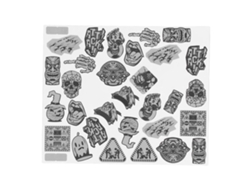 2026-35 Piezas Pegatinas Reflectantes Impermeables Para Casco Bicicleta Stickers Seguridad Nocturna Moto Ciclismo