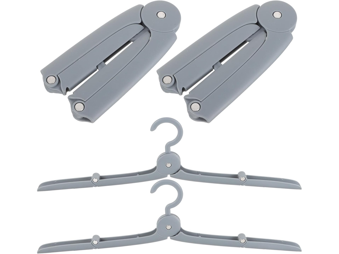 Maletas Plegables Viaje Azules 4 Piezas Aluminio Pp Lisos Portátiles Faldas Pantalones