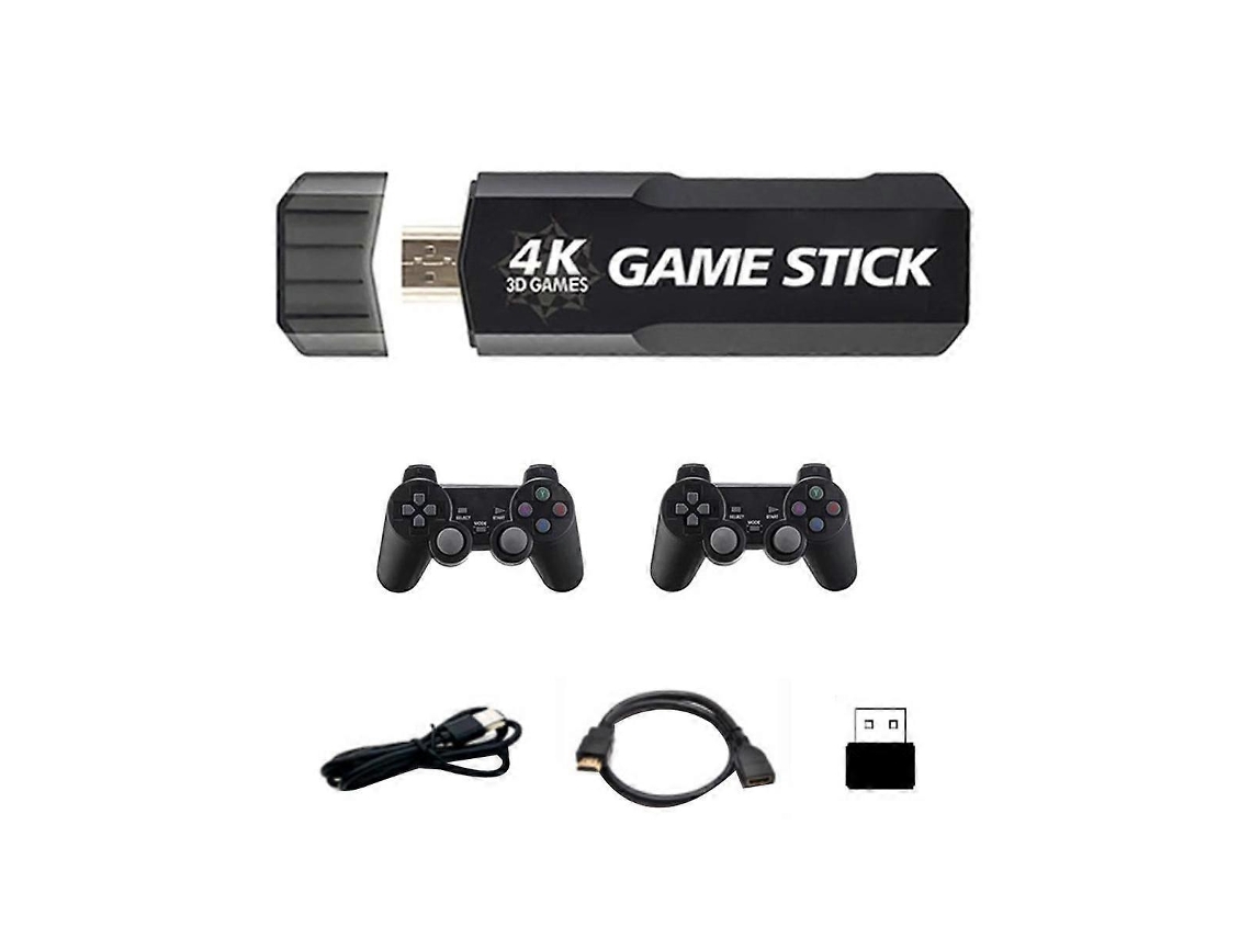 Consola De Videojuegos Gd10 Con Mandos Inalámbricos, 64 Gb, 4k, Hd, Tv, Retro, 50 Emuladores, Más De 40.000 Juegos Para Ps1, N64 Y Dc.