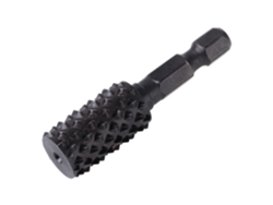 Wolfcraft 4376000 - 1 Escofina De Perfil Para Madera Cil. Hexagonal Ø 13 X 22 Mm
