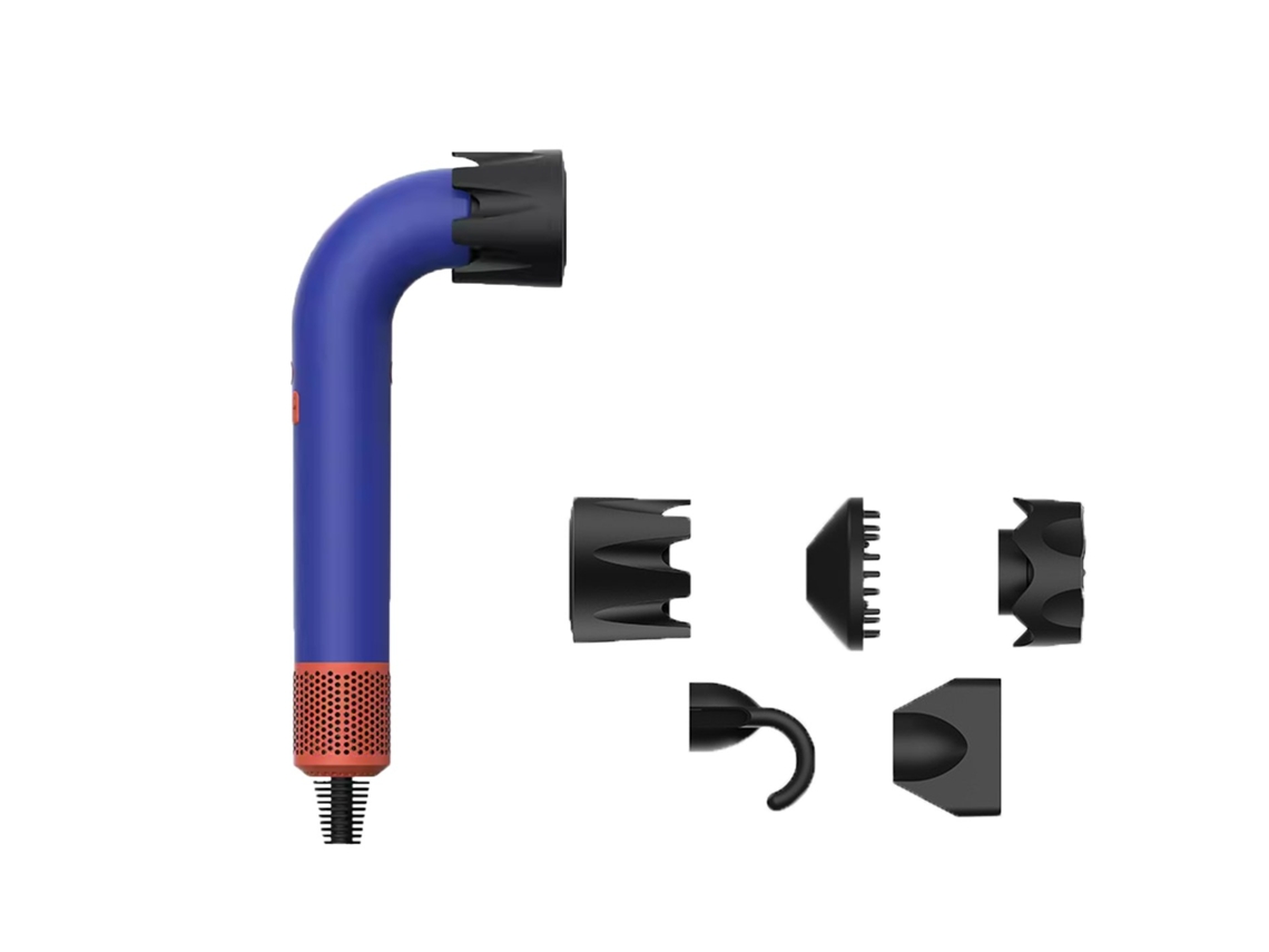 Secador de pelo Arzopa Hd18 5 de 1400 W, tres velocidades, color azul