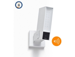 Cámara inteligente para exteriores Netatmo con sirena blanca
