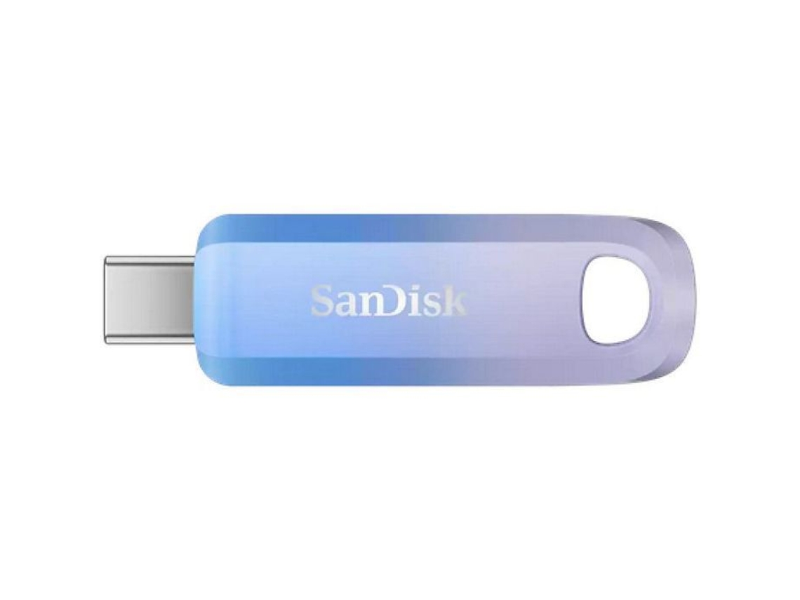 Memoria USB tipo C SanDisk Ultra Metal de 256 GB con elegante diseño metálico