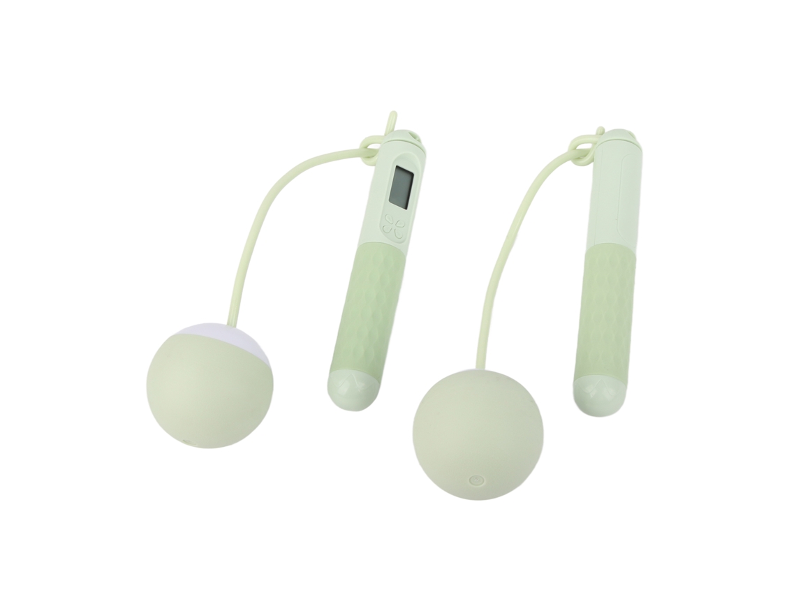 Cuerda Para Saltar Con Contador Y Peso Para Adultos, Ejercicio De Fitness En Interiores Con Batería Incorporada.