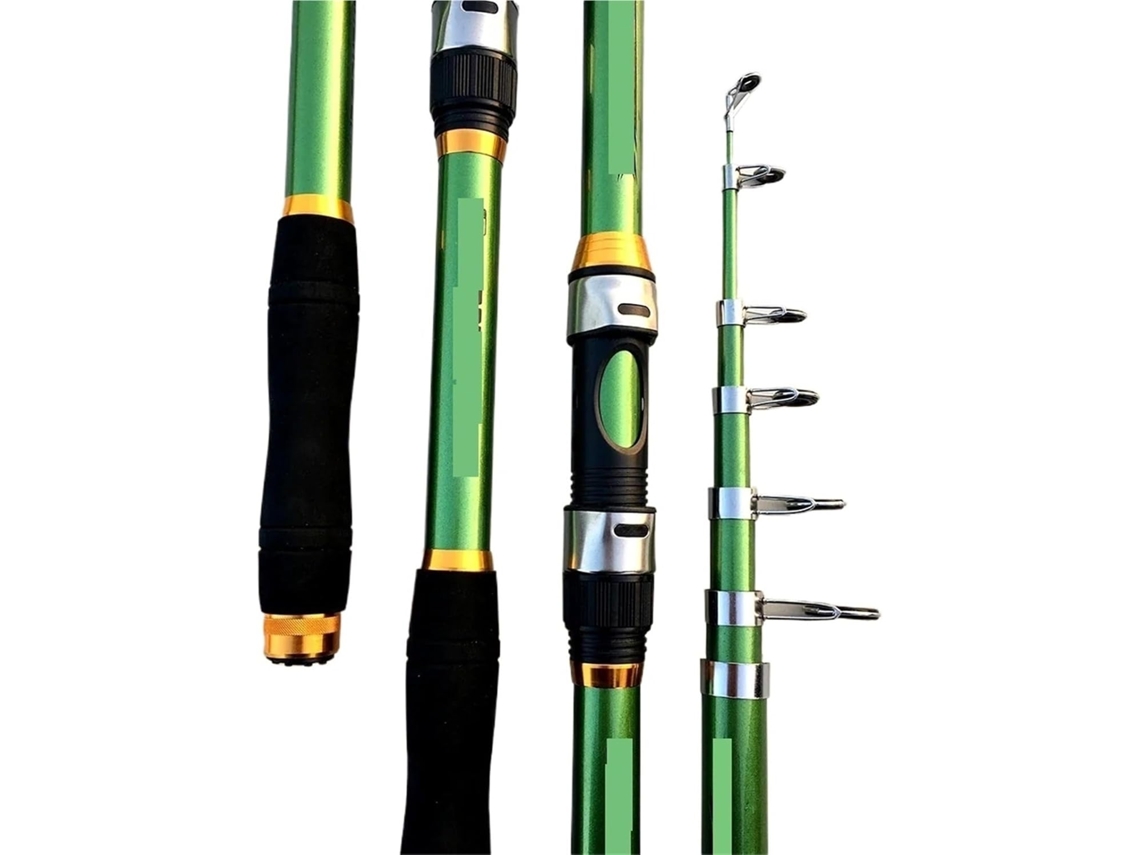 Caña De Pescar Telescópica Fibra Carbono Dura, Accesorio Para La Alimentación Carpas, 2,1 M/2,4 M/2,7 M/3,0...