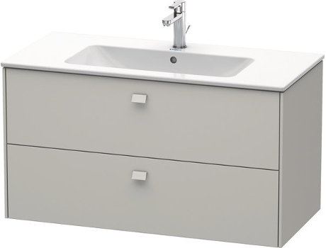 Mueble bajo encimera DURAVIT Brioso 102,0 x 47,9 cm con 2 cajones incl. hueco para sifón y delantal para lavabo ME by Starck 233610