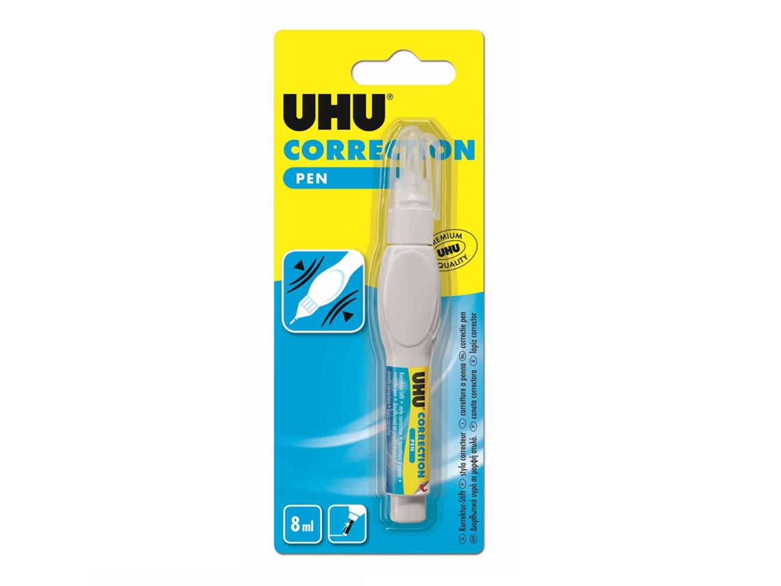 Bolígrafo Corrector UHU 8 ml
