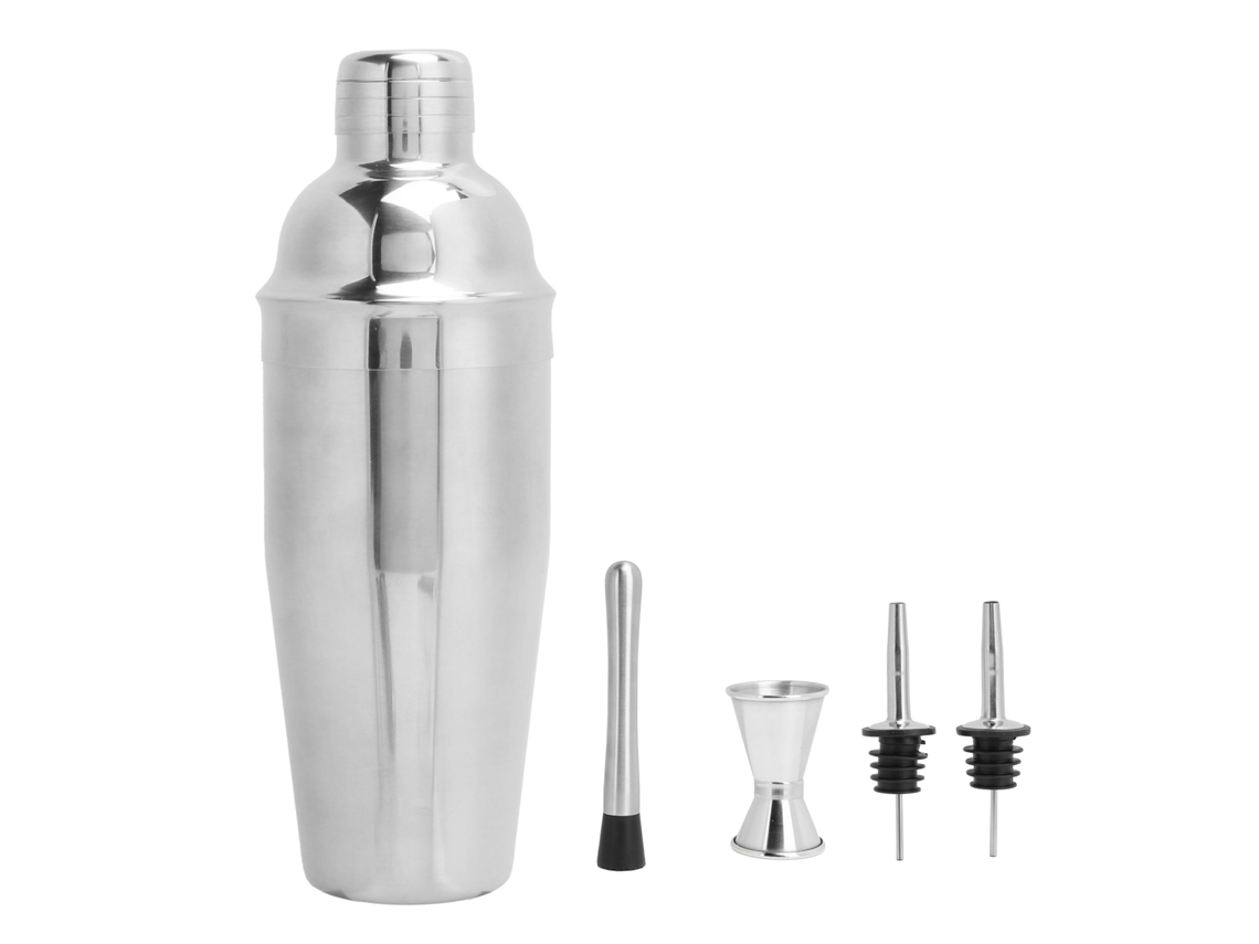 Juego de coctelería de acero inoxidable, herramientas de barman para cócteles, fiestas, bares y restaurantes.
