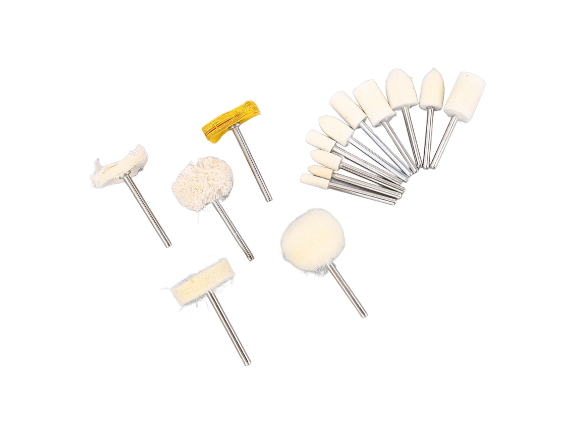Rueda de pulido de fieltro de lana para lijar y pulir.