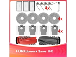 Accessory Set For Saros 10r Vacuum Cleaner Replacement Part, Main Brush, Wipes,dust Bags,side Brush